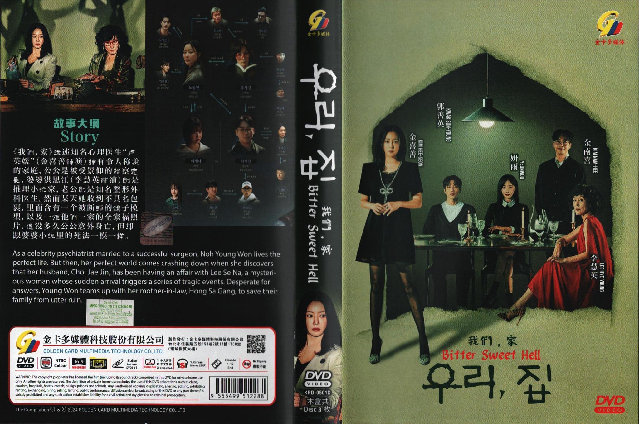 Bitter Sweet Hell Korean TV Series - Drama DVD (NTSC) with English