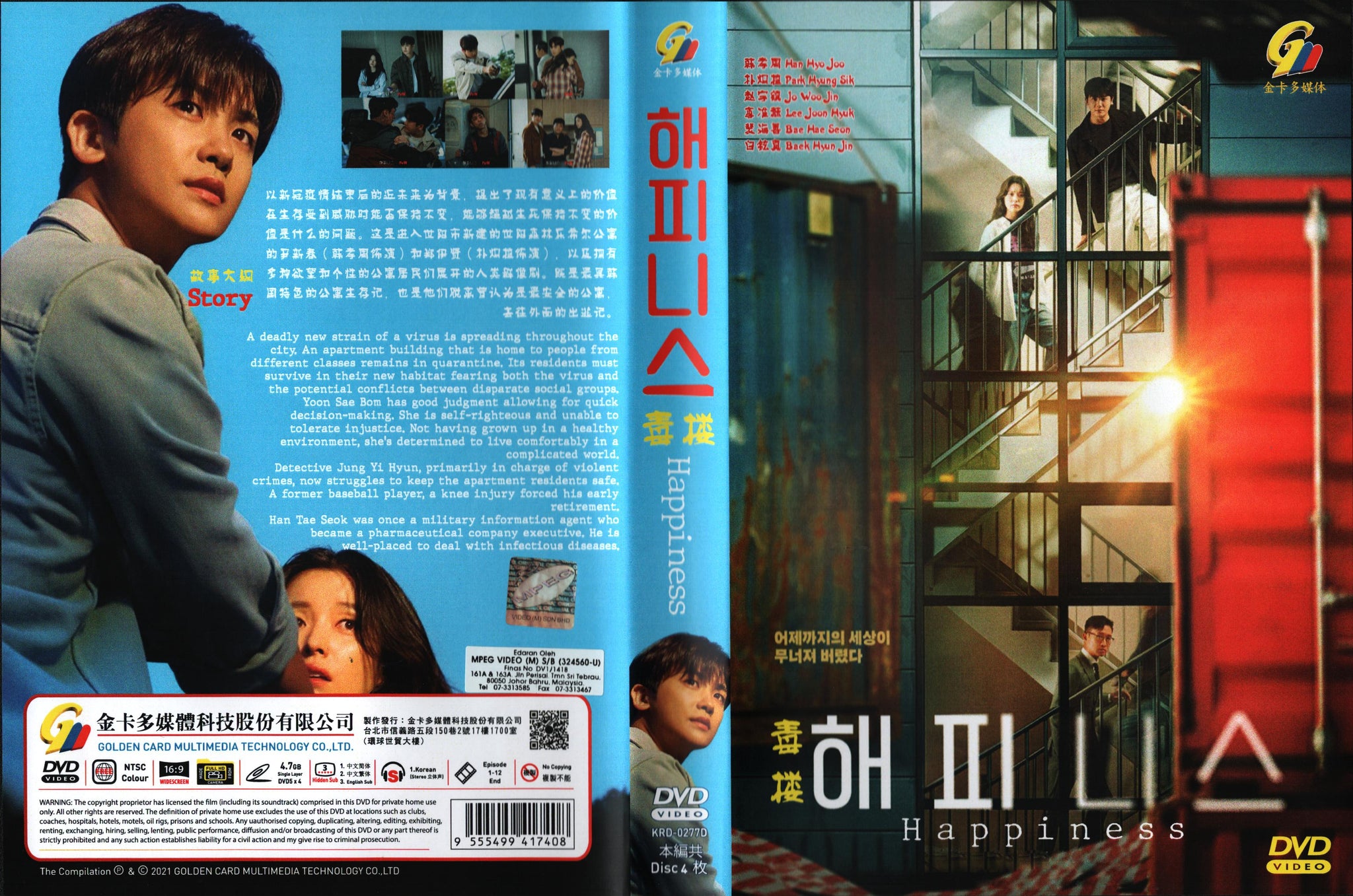 Happiness Korean Movie - Film DVD (NTSC) with English