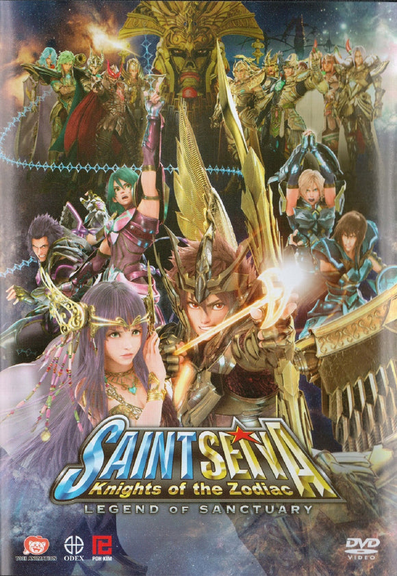 Saint Seiya Knights of the Zodiac Legend of the Sanctuary Japanese Movie - Film DVD (NTSC)