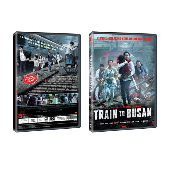 Train to Busan  Korean  Movie - Film DVD (NTSC)