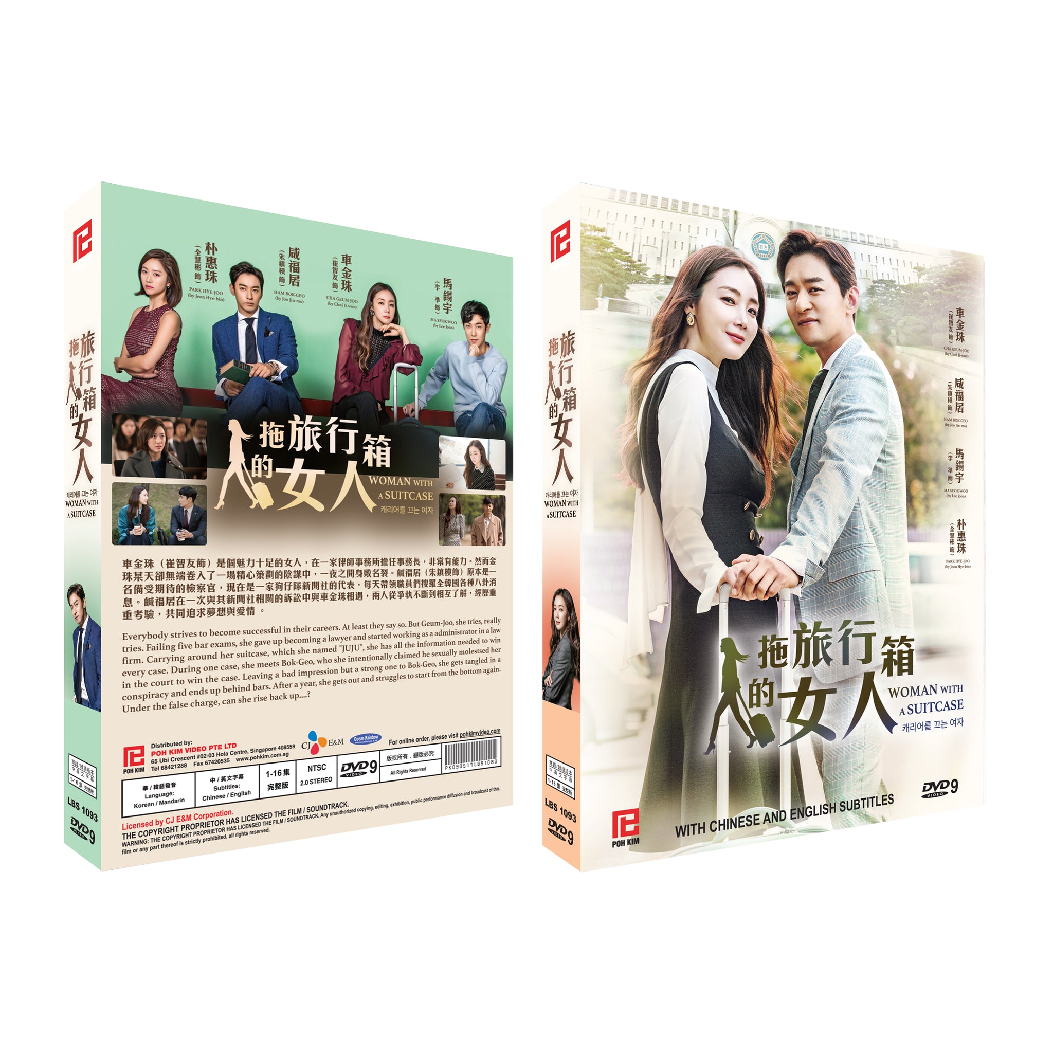 Woman With A Suitcase Korean Drama DVD Complete Tv Series - Original K